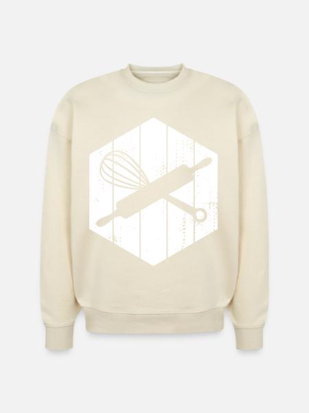 Rolling Pin Hand Mixer - Stanley/Stella Radder Unisex Oversized Organic Sweatshirt -