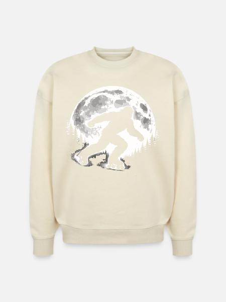 Bigfoot Roller Skater - Stanley/Stella Radder Unisex Oversized Organic Sweatshirt -