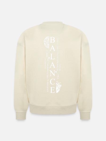 Balance Mind Graphic Tee - Stanley/Stella Radder Unisex Oversized Organic Sweatshirt -