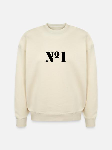 No 1 - Stanley/Stella Radder Unisex Oversized Organic Sweatshirt - natural raw