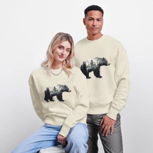 Forest Within the Bear - Stanley/Stella Radder Unisex Oversized Organic Sweatshirt