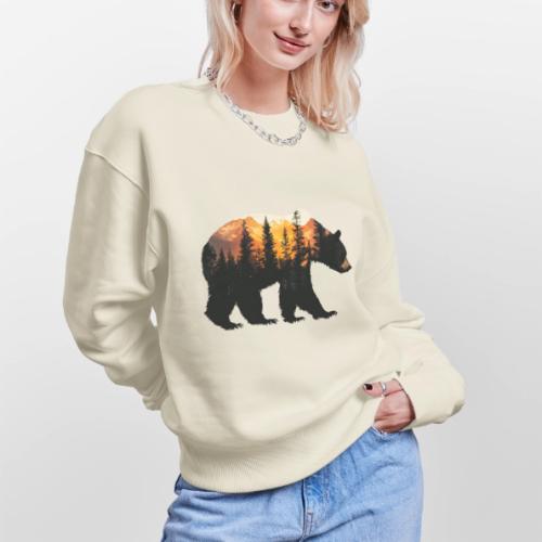 Bear: Sunset Guardian - Stanley/Stella Radder Unisex Oversized Organic Sweatshirt