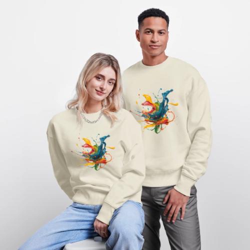Chromatic Flow - Stanley/Stella Radder Unisex Oversized Organic Sweatshirt