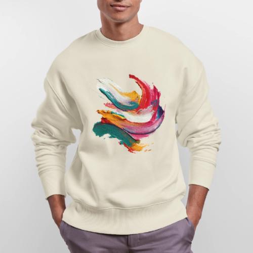 Colorful brushstrokes - Stanley/Stella Radder Unisex Oversized Organic Sweatshirt