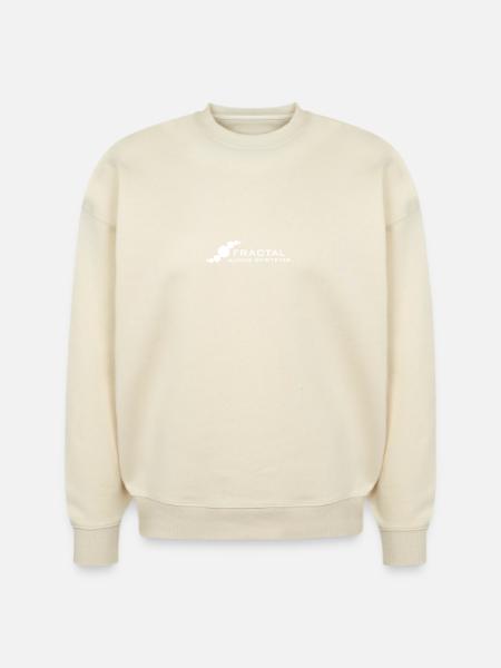 FRACTAL - Stanley/Stella Radder Unisex Oversized Organic Sweatshirt - natural raw