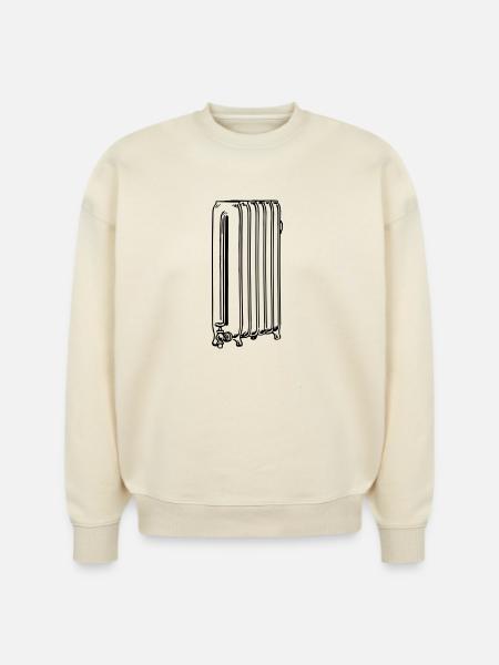 Radiator - Stanley/Stella Radder Unisex Oversized Organic Sweatshirt - natural raw