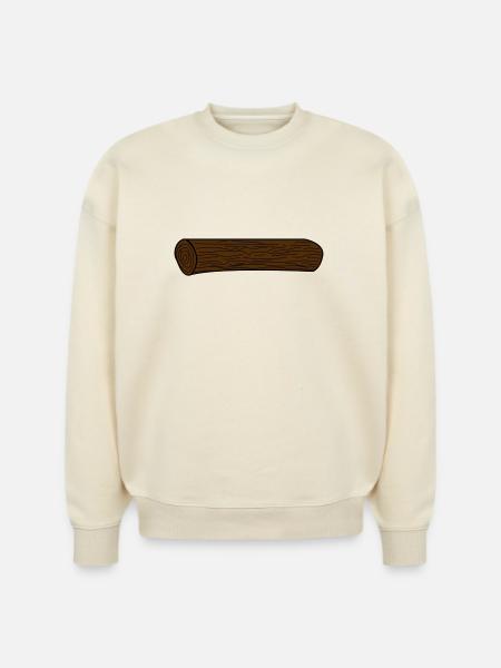 Log - Stanley/Stella Radder Unisex Oversized Organic Sweatshirt - natural raw
