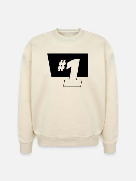 1 - Stanley/Stella Radder Unisex Oversized Organic Sweatshirt - natural raw