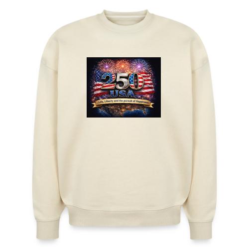 USA 250th Celebration - Stanley/Stella Radder Unisex Oversized Organic Sweatshirt