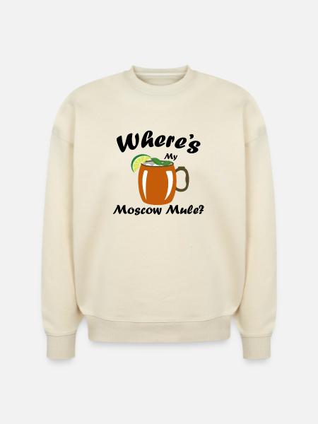 Moscow Mule - Stanley/Stella Radder Unisex Oversized Organic Sweatshirt - natural raw