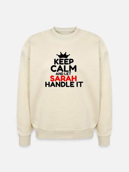 SARAH - Stanley/Stella Radder Unisex Oversized Organic Sweatshirt - natural raw