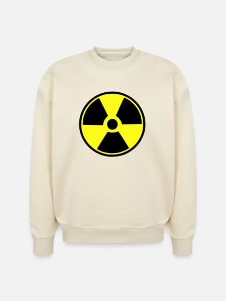 radioactive - Stanley/Stella Radder Unisex Oversized Organic Sweatshirt - natural raw