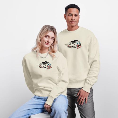 Speedy Pup Sprint on the Run - Stanley/Stella Radder Unisex Oversized Organic Sweatshirt