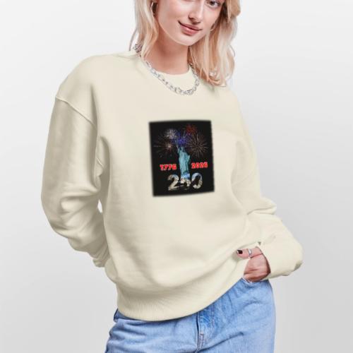 1776 - 2026 - 250 Years USA | Fireworks - Stanley/Stella Radder Unisex Oversized Organic Sweatshirt