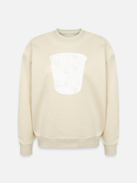 Pail Bucket Container - Stanley/Stella Radder Unisex Oversized Organic Sweatshirt - natural raw
