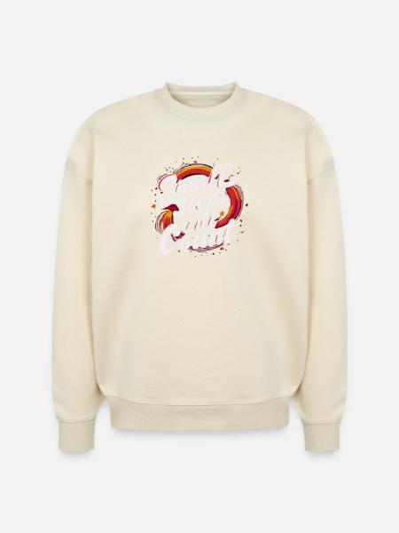 Small Steps Still Count - Stanley/Stella Radder Unisex Oversized Organic Sweatshirt - natural raw
