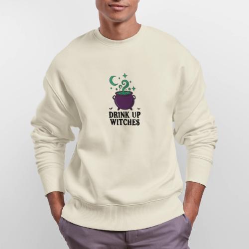 Drink Up Witches t-shirt - Stanley/Stella Radder Unisex Oversized Organic Sweatshirt