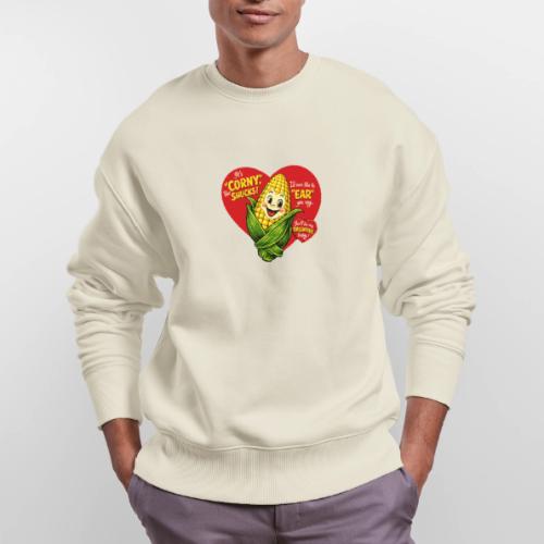 Corny Valentine T-Shirt - Stanley/Stella Radder Unisex Oversized Organic Sweatshirt