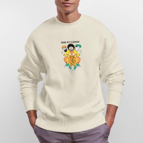 Legendary Broke Crew Retro - Stanley/Stella Radder Unisex Oversized Organic Sweatshirt