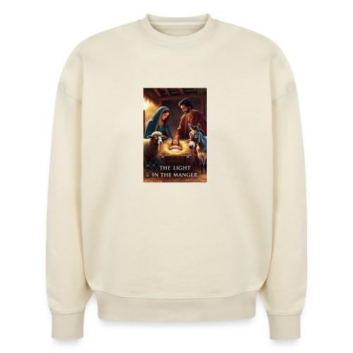 Nativity Manger T-Shirt - Stanley/Stella Radder Unisex Oversized Organic Sweatshirt