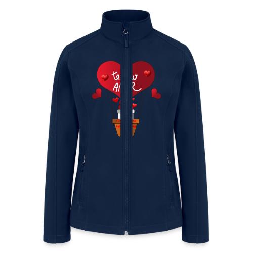 Fashion Valentine's Day Hearts, Gifts February 14 - Women’s Soft Shell Jacket