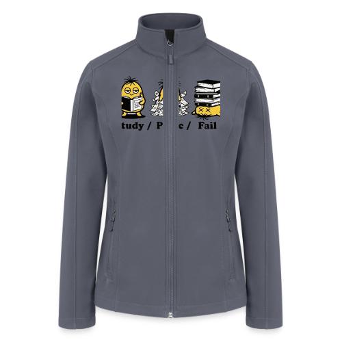 Funny Student Study Panic Fail Back To School - Women’s Soft Shell Jacket