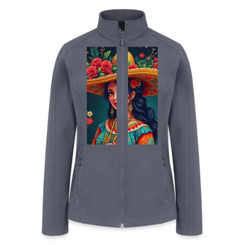 Mexican Design, Regional Mexican Charro Woman - Women’s Soft Shell Jacket