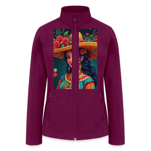 Mexican Design, Regional Mexican Charro Woman - Women’s Soft Shell Jacket