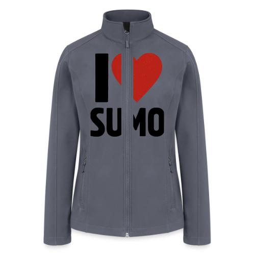 I Love Sumo – Bold Minimalist Sumo Wrestling Fan - Women’s Soft Shell Jacket