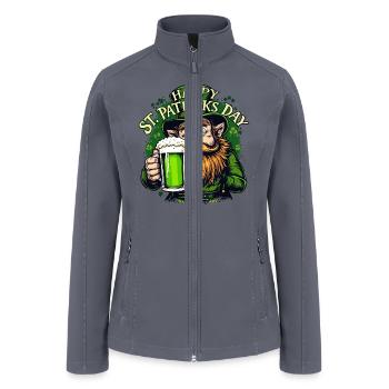 ST Patrick s Day - Women’s Soft Shell Jacket - gray - Front