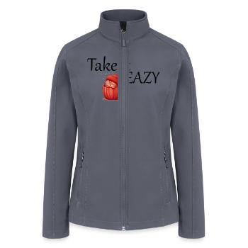 Take It Easy Collection - Women’s Soft Shell Jacket - gray - Front