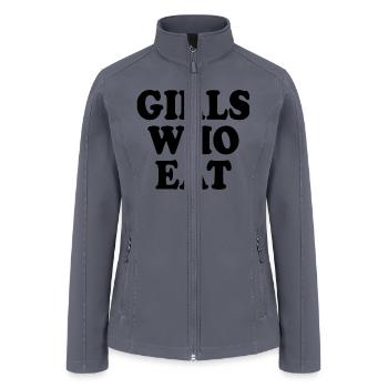 Girls who eat - Women’s Soft Shell Jacket - gray - Front