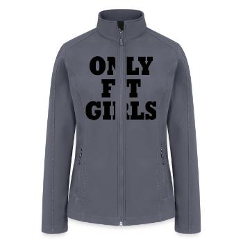 Only fit girls - Women’s Soft Shell Jacket - gray - Front