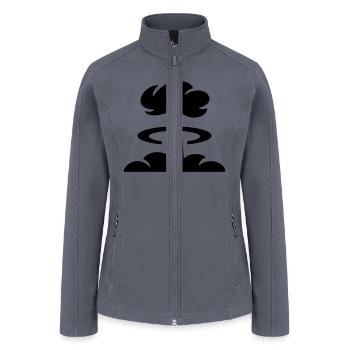 Mushroom Cloud - Women’s Soft Shell Jacket - gray - Front