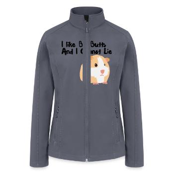 Guinea Pig Butts - Women’s Soft Shell Jacket - gray - Front