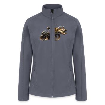 Top - Women’s Soft Shell Jacket - gray - Front