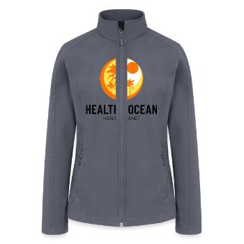 Marine Conservation - Women’s Soft Shell Jacket - gray - Front