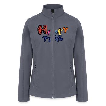 Happytime - Women’s Soft Shell Jacket - gray - Front