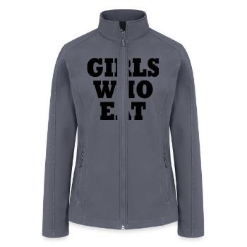 Girls who eat - Women’s Soft Shell Jacket - gray - Front