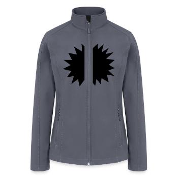 speech bubbles 1 - Women’s Soft Shell Jacket - gray - Front
