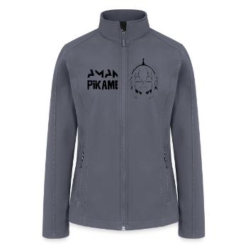 AMANO PIKAMEE - Women’s Soft Shell Jacket - gray - Front