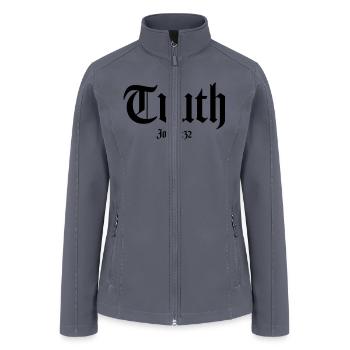 truth John 8:32 - Women’s Soft Shell Jacket - gray - Front