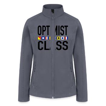 Sailing Optimist Class - Women’s Soft Shell Jacket - gray - Front