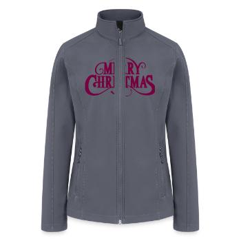Christmas design - Women’s Soft Shell Jacket - gray - Front