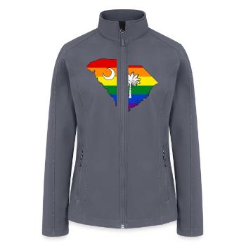 South Carolina Pride Active 1 - Women’s Soft Shell Jacket - gray - Front