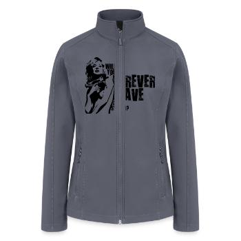 rebellion slave system politics democracy - Women’s Soft Shell Jacket - gray - Front