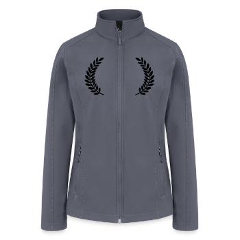 Laurel Wreath for Film Festival Awards - Women’s Soft Shell Jacket - gray - Front
