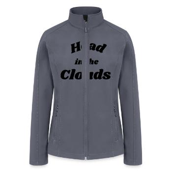 Head in the clouds - Women’s Soft Shell Jacket - gray - Front