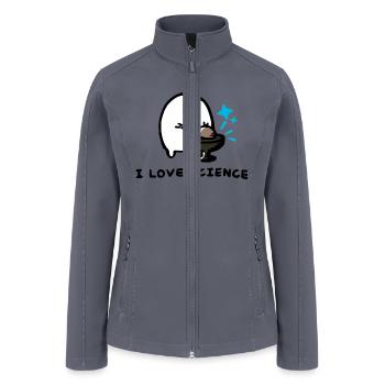 I Love Science Demon Core - Women’s Soft Shell Jacket - gray - Front