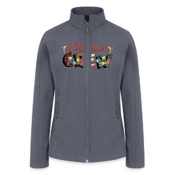 christmas crew - Women’s Soft Shell Jacket - gray - Front